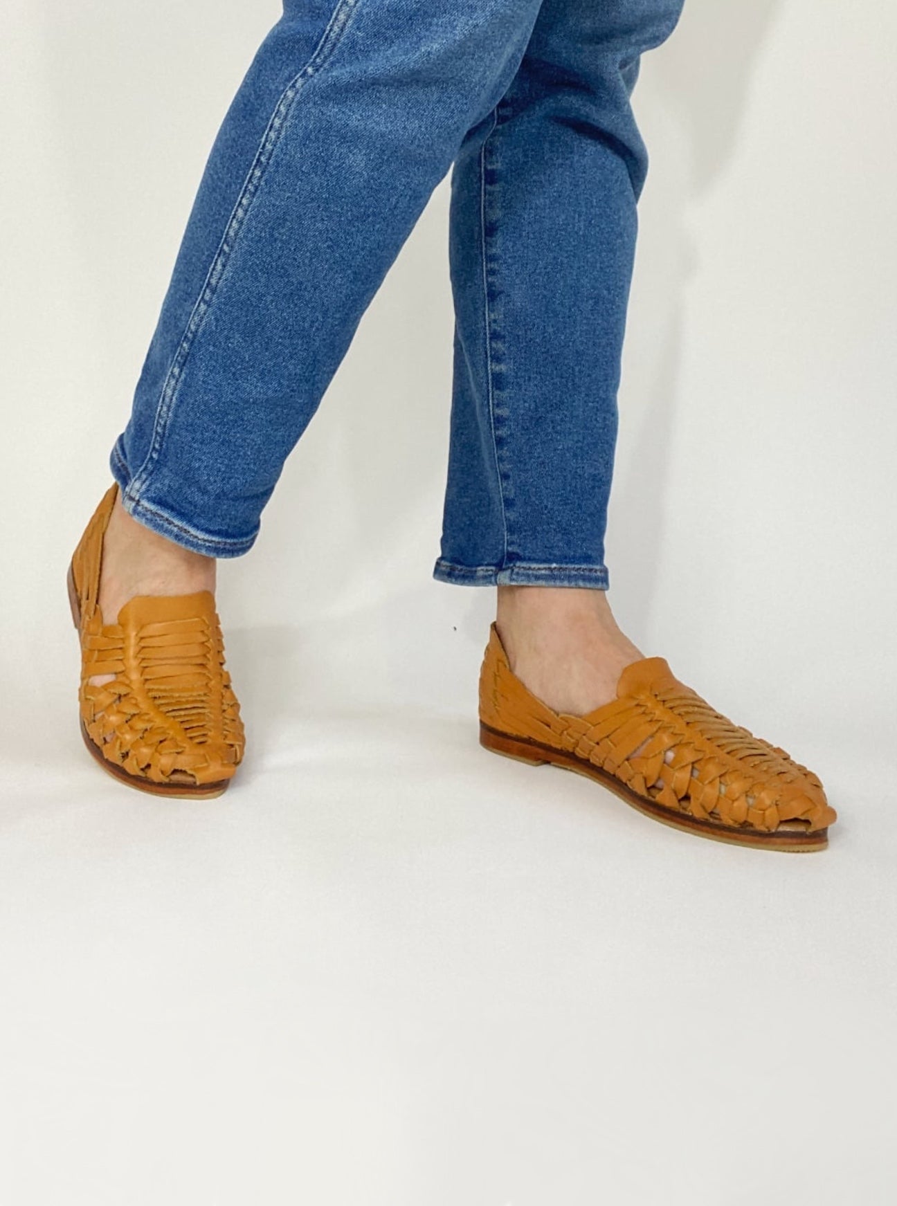 Piper Flat in Camel Leather (PREORDER)