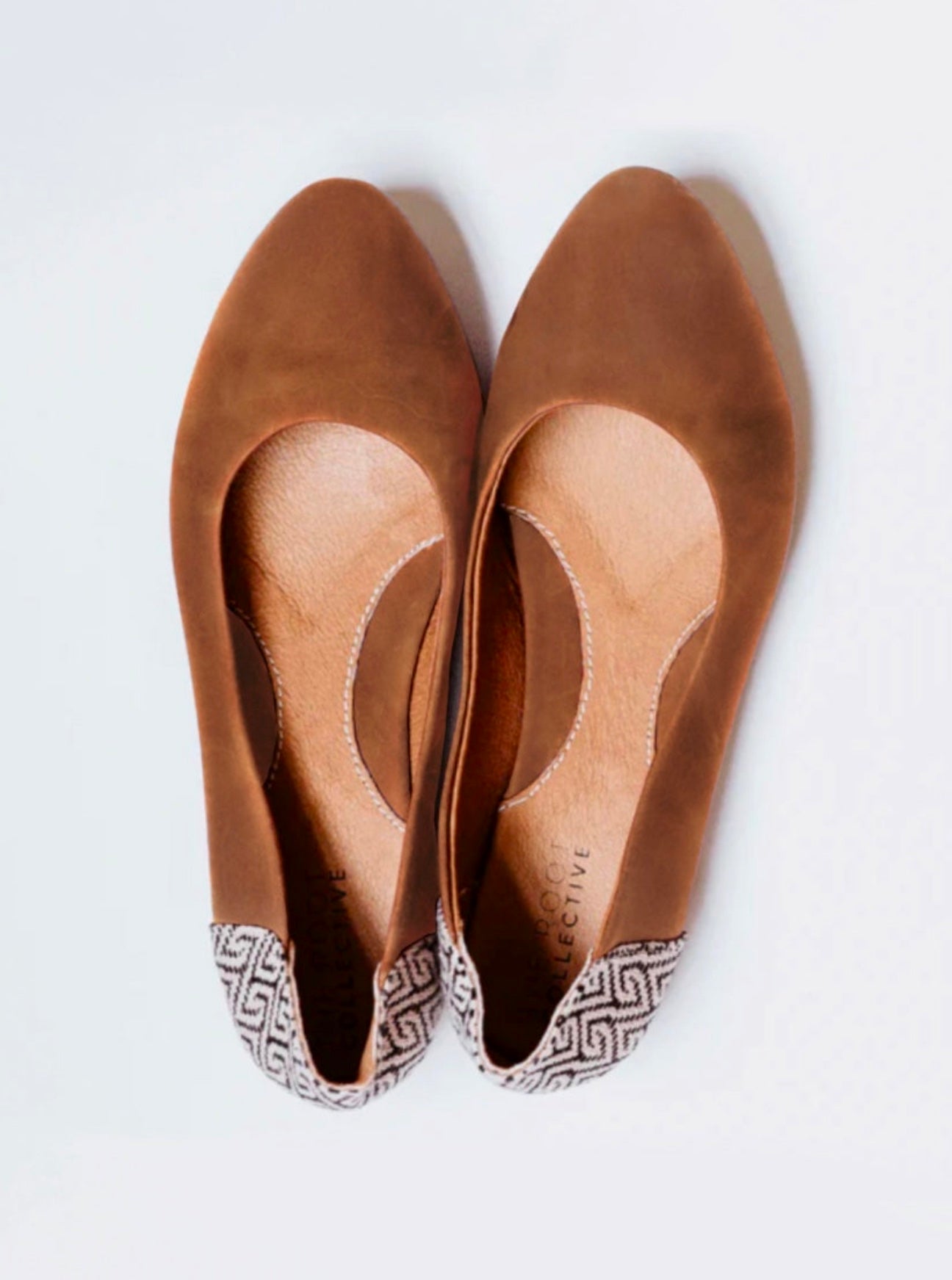 Thea Flat in Chestnut Leather  (PREORDER)