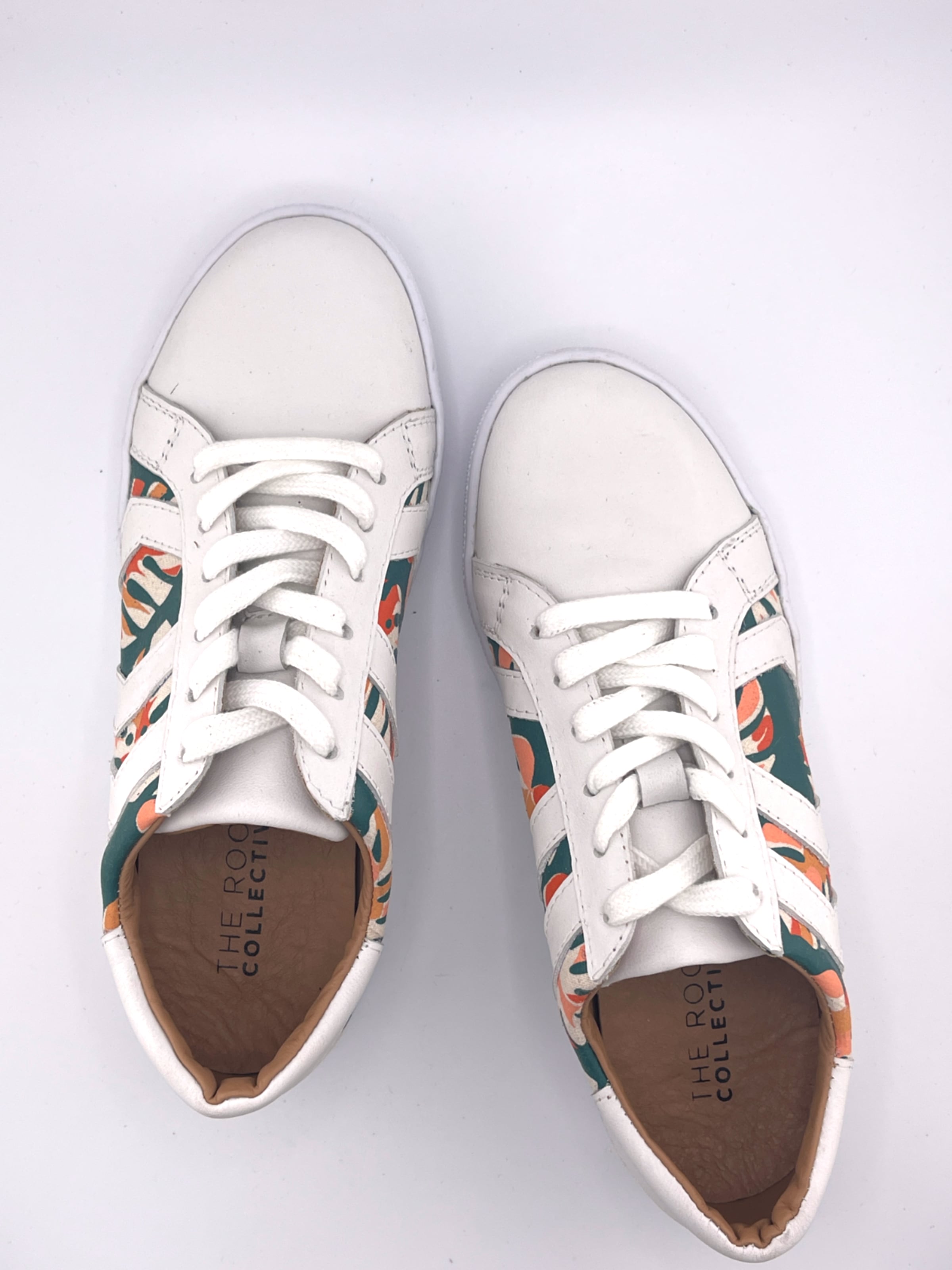 Alex Sneaker in Monstera with Snow Leather (PREORDER)