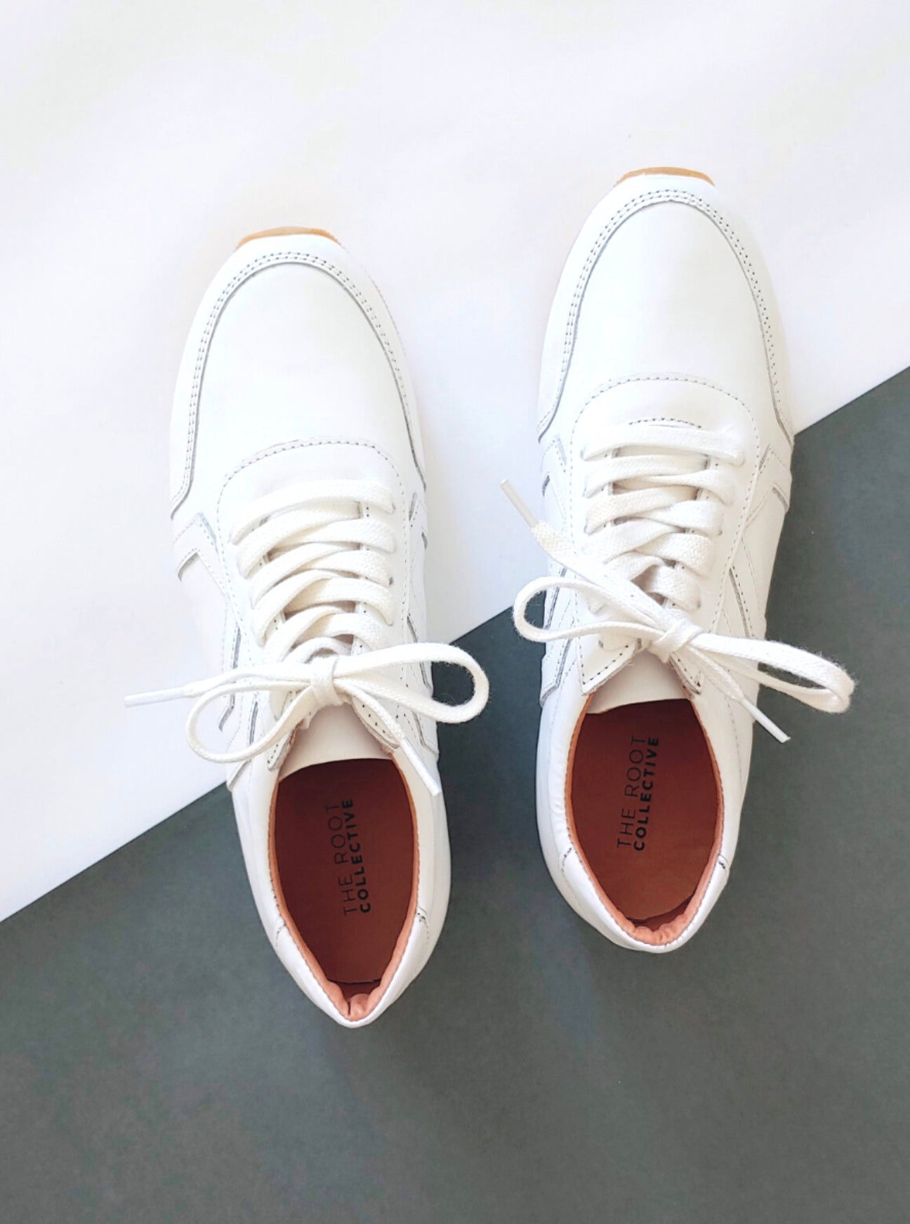 Jessie Sneaker in Solid Snow Leather (PREORDER)
