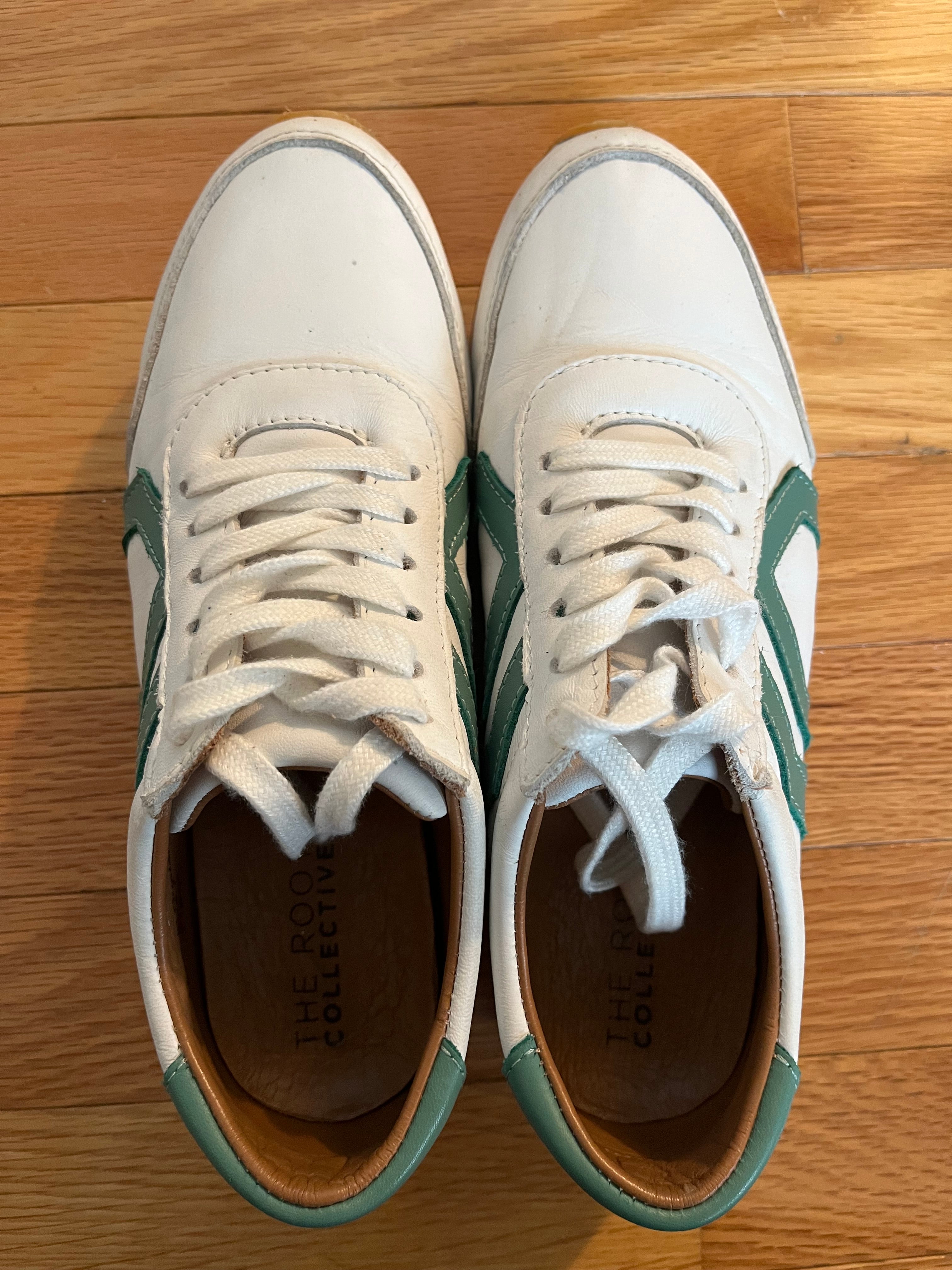 Jessie in Snow with Seafoam Hex size 7 - Pre-loved