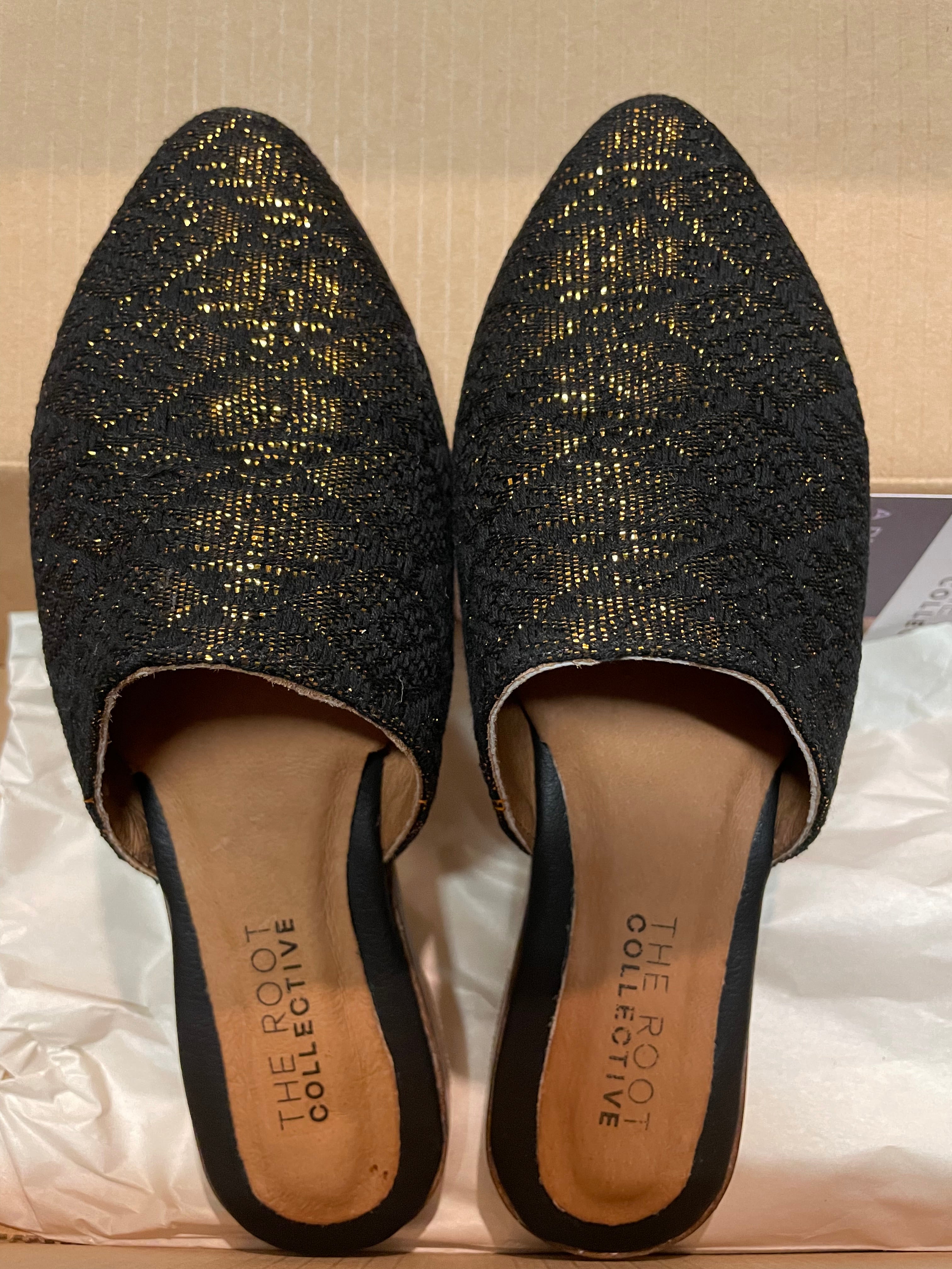 LIMITED EDITION Lili in Black and Gold size 6 - Pre-loved